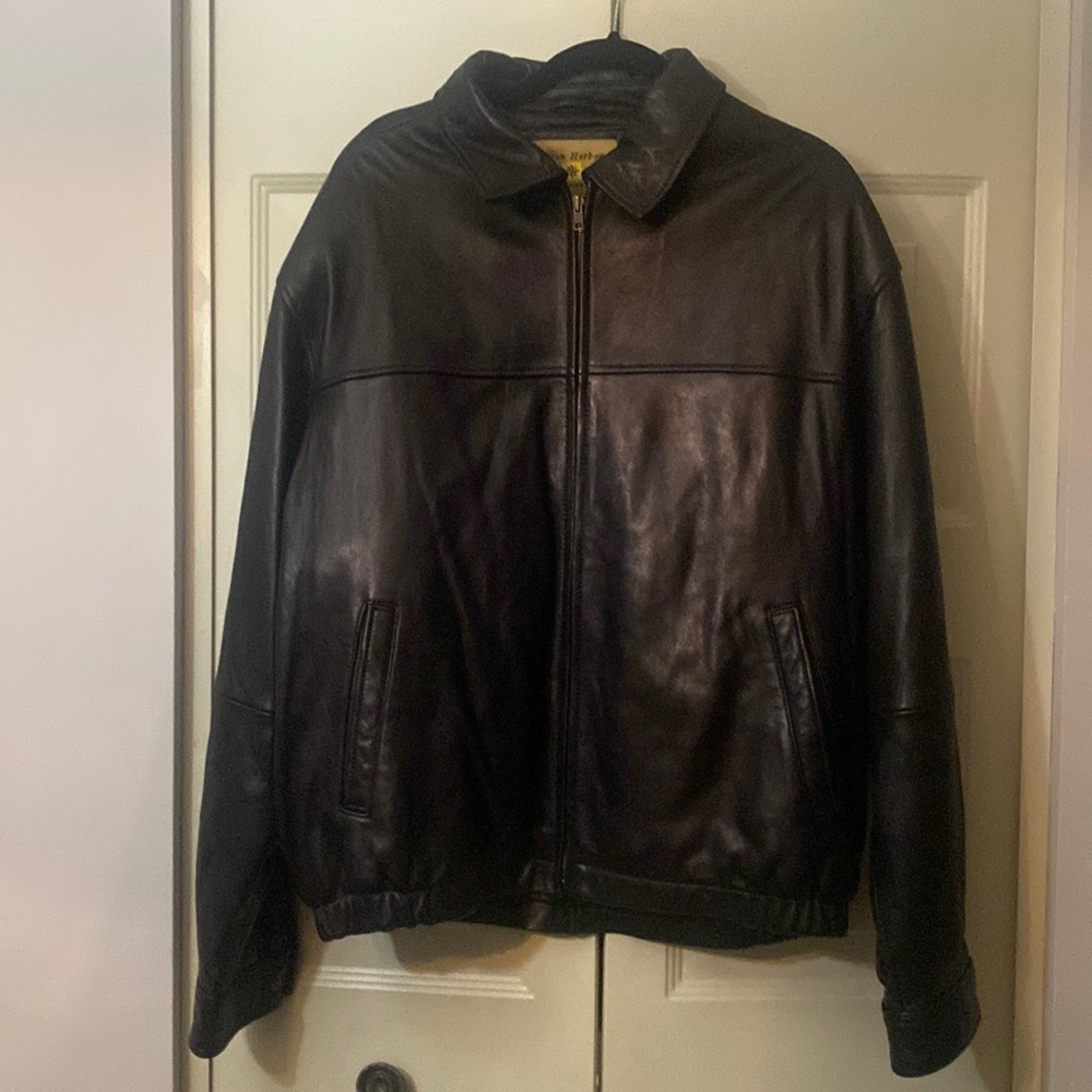 Boston Harbour Leather Coat